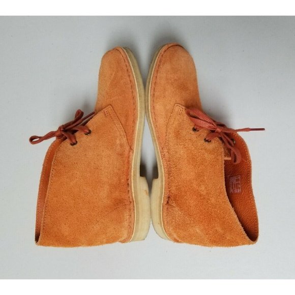 Clarks Charles F. Stead Desert Boot Ginger Orange Suede  display picture 2